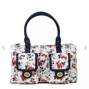 Disney Mickey Mouse Through the Years Satchel. NWT